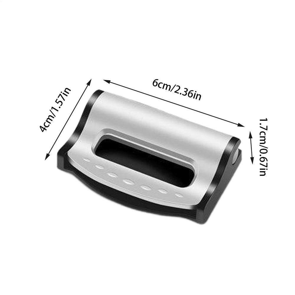 Фиксатор ремня безопасности для автокресла, Зажимы для ремня безопасности, Регулятор ремня безопасности, Стопор ремня безопасности, Универсальные зажимы для ремня безопасности, Регулятор ремня безопасности серебряный